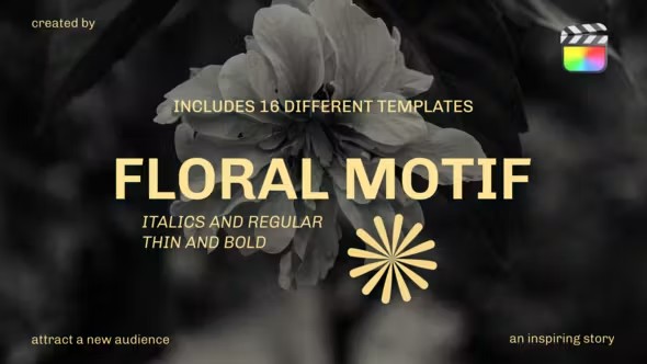 【FCPX插件】16种时尚动力学排版文字标题动画 Typo Text