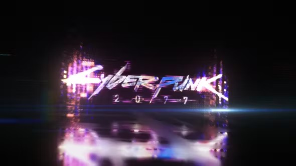 【AE模板】赛博朋克科技风数字故障LOGO标志展示动画 Glitch Noise Logo Reveal