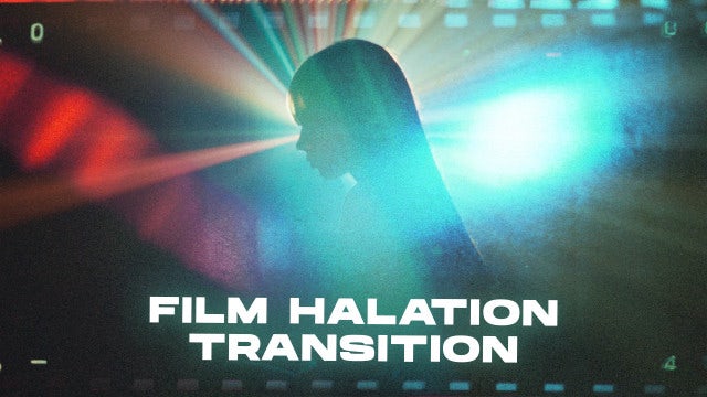 【AE模板】15种复古X射线光晕胶片视频转场过渡动画 Film Halation Transitions