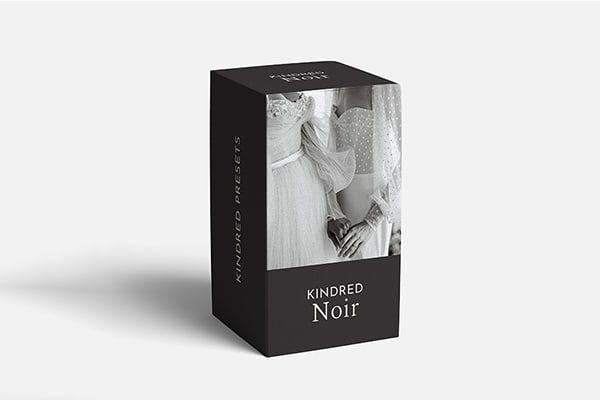 【LR预设】KINDRED经典黑白胶片电影高对比度奶油肤色照片调色LR预设 Kindred Noir