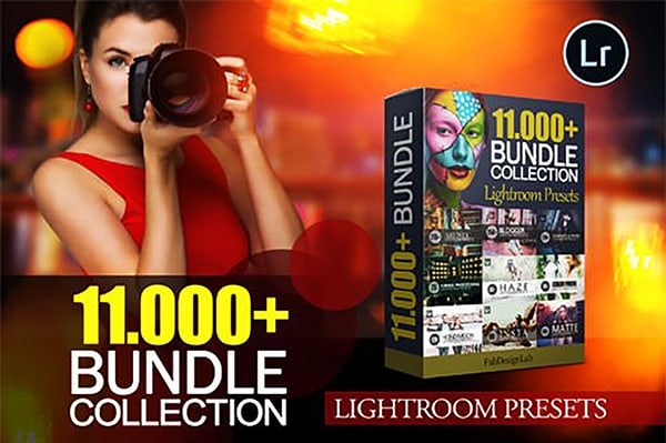 【LR预设】11000+人像风光旅行情绪摄影时尚流行美欧INS风后期调色Lightroom预设合集 11000+ Advanced Lightroom Presets Collection