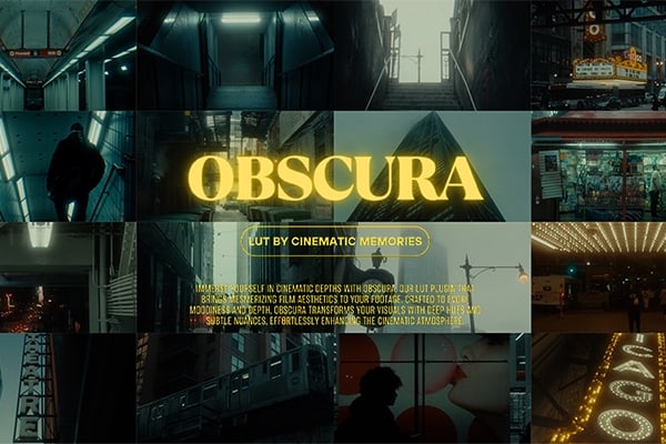 【调色预设】电影胶片美学复古阴郁蓝调深邃情绪氛围调色预设 Cinematic Memories – Obscura