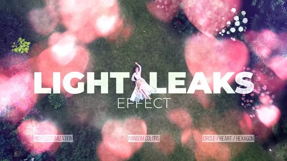 【达芬奇模板】唯美镜头漏光散景光晕视频叠加视觉特效 Light Leaks Effect
