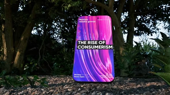 【AE模板】户外森林环境三维空间手机界面宣传介绍展示动画 App Promo – Forest Environment