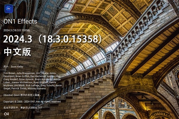 【软件/PS插件】功能强大的照片滤镜调色特效软件 ON1 Effects 2024.3（18.3.0.15358）Win/Mac中文版