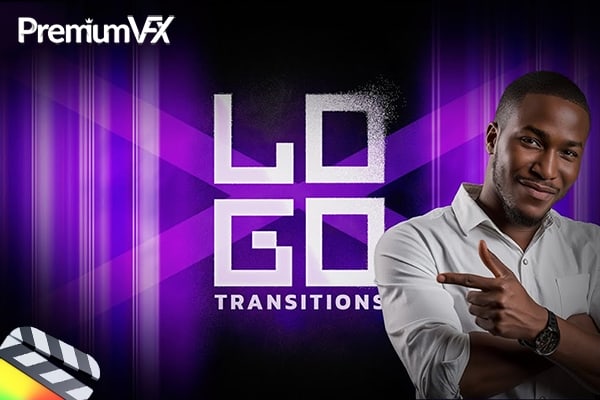 【FCPX插件】30种时尚动态Logo标志创意过渡转场动画 PremiumVFX – Logo Transitions