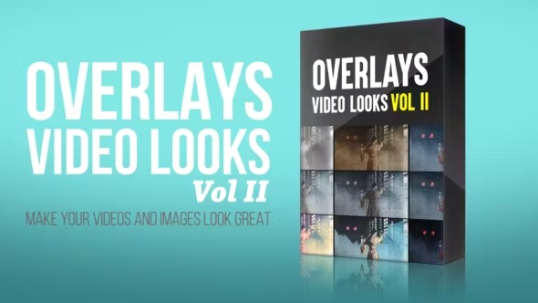 【AE模板】9种视频叠加风格化特效滤镜预设 Overlays Video Looks Vol II