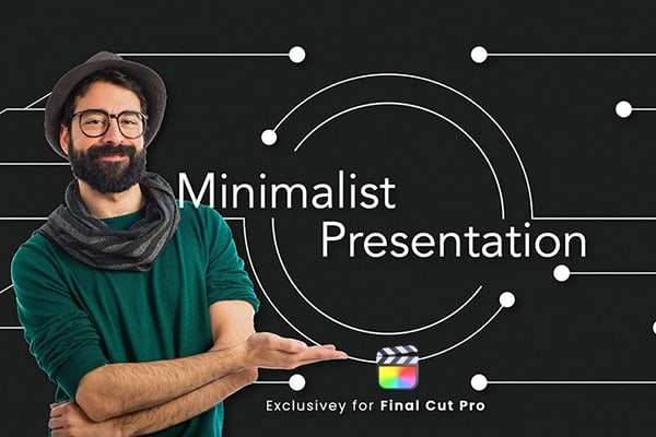 【FCPX插件】50组现代演示文稿线条呼出指示标注文字标题转场图形动画 IF Motion – Minimalist Presentation 汉化版