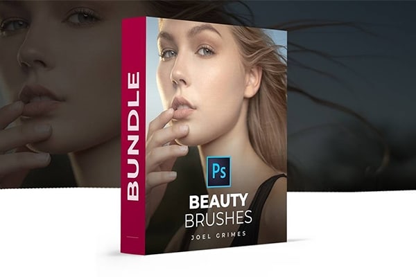【PS笔刷】289支专业人像摄影修饰调整眼睛睫毛唇彩头发美容化妆PS笔刷套装+视频教程  Joel Grimes – Beauty Brushes