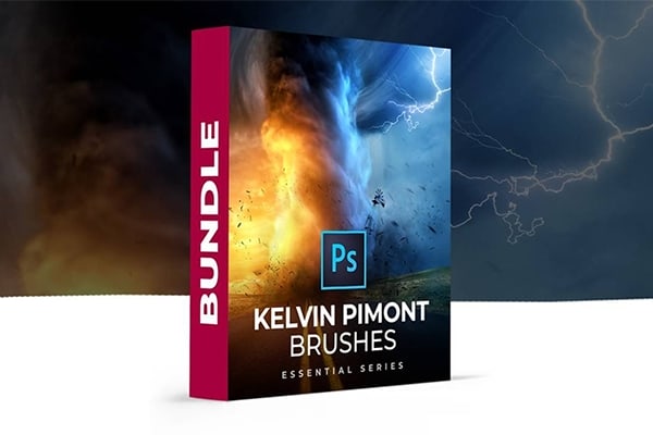 【PS笔刷】100支美丽云彩蓝天雪花雨水闪电极光艺术照片创意笔刷 Kelvin Designs – Kelvin Pimont’s Brushes