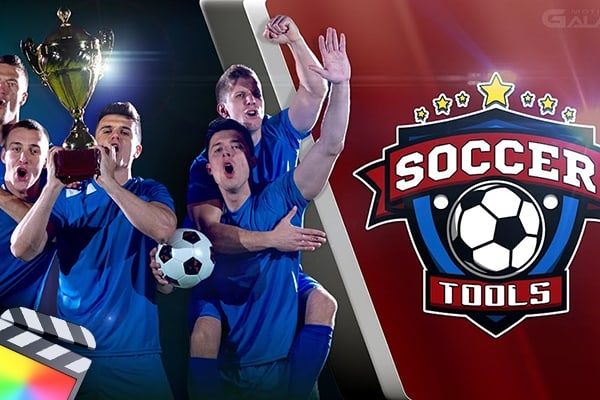 【FCPX插件】足球赛事电视直播预告比分字幕条开场介绍转场动画 Motion Galaxy – Soccer Tools v1.2 汉化版