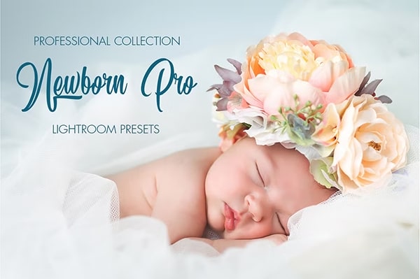 【LR预设】40款专业新生儿宝宝完美肤色亲子儿童摄影调色Lightroom预设 Newborn Pro Lightroom Presets