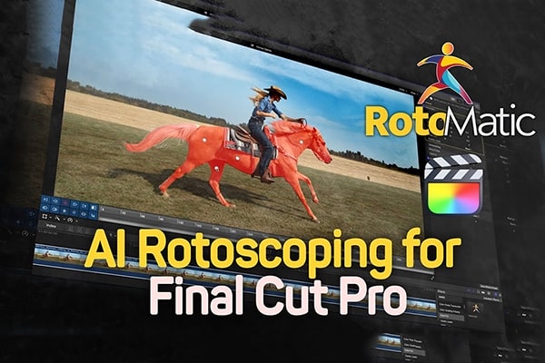 【FCPX插件】AI智能自动遮罩物体抠像运动跟踪特效工具 FxFactory – RotoMatic