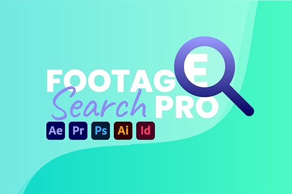 【AE/PR/PS/AI/ID脚本】直接从云端库中搜索下载使用免版权图片音视频素材脚本工具 Stock Search Pro v1.1.4