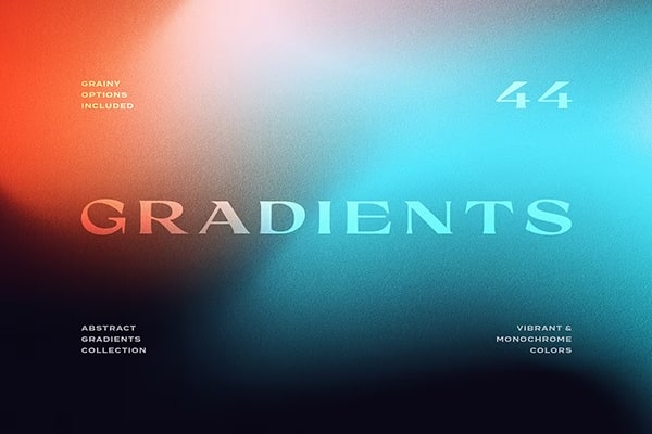 【图片素材】44款炫彩时尚复古酸性迷幻抽象散光模糊颗粒渐变背景纹理图片素材 Magma Retro Gradient Textures