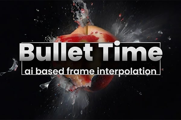 【AE插件】子弹时间AI智能双帧插值计算生成慢动作特效 Bullet Time v1.2.45 Win/Mac版