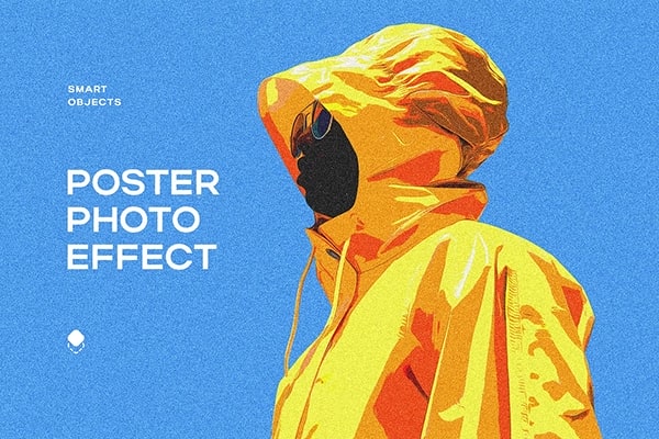 【PSD模板】潮流时尚波普艺术照片效果创意海报插画PS特效模板 Poster Pop Art Photo Effect