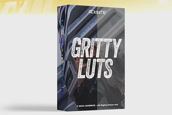 【调色预设】600+潮流街头艺术冷蓝沙棕黑白风格化对比色彩视频调色LUT预设 Acidbite – Gritty LUTs