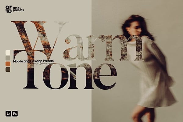 【LR预设】4款暖色复古胶片人像生活摄影调色Lightroom预设 ARTA – Warm Tone Presets for Lightroom
