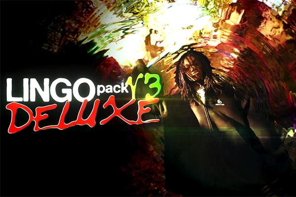 550+嘻哈说唱音乐视频冲击摇晃光条纹胶片烧伤定格旋转传送门调色LUT叠加纹理特效预设音效资源包 Lingo Pack v3 Deluxe(550+ Assets)