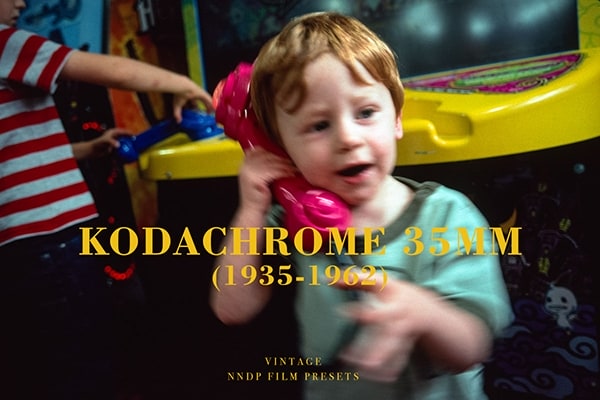 【调色预设】复古柯达chrome 35mm胶卷模拟暖色调棕色粗糙颗粒电影调色预设 Kodachrome 35mm (1935-1962)