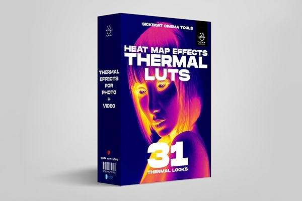 【调色预设】31款热成像反差效果视频照片调色滤镜LUT预设 Heat Maps Effects：Thermal LUTs | Thermal Looks