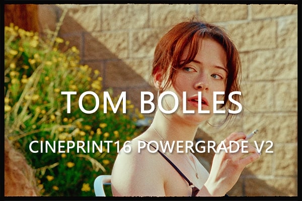 【达芬奇预设】CinePrint16 风格化电影胶片颗粒复古美学达芬奇调色Powergrade节点预设 Tom Bolles – Cineprint16 Powergrade v2 for Davinci Resolve