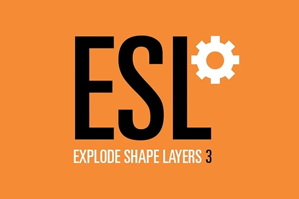 【AE脚本】形状层分离合并管理脚本工具 Explode Shape Layers 3 v3.5.4b +使用教程