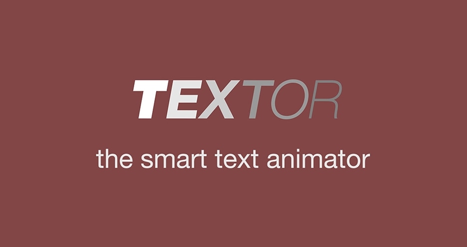 【AE脚本】文字缓入缓出弹性MG动画生成脚本 Textor v1.1.6 +使用教程