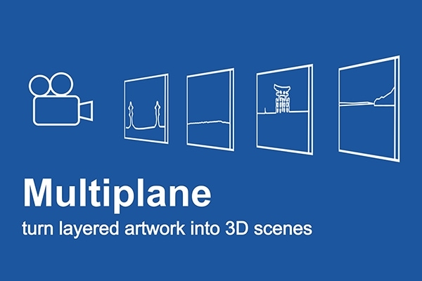 【AE脚本】平面多图层文件转三维Z轴位置摄像机视差动画脚本 pt_multiplane v2.88 +使用教程