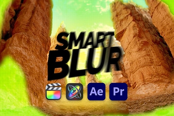 【FCPX/AE/PR插件】智能AI运动变焦景深模糊特效 omotion – Smart Blur 汉化版