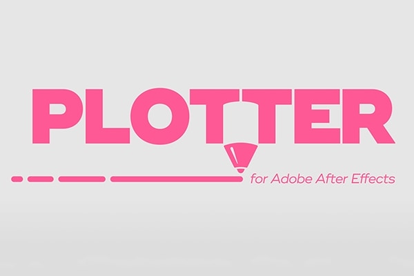 【AE插件】抽象艺术矢量像素图形填充视觉特效 Plotter v1.0 Win/Mac汉化版