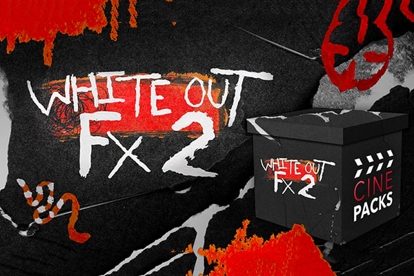 【4K视频素材】240个复古嘻哈定格手绘油漆涂鸦划痕纹理动画4K视频素材 Cinepacks – White Out FX 2