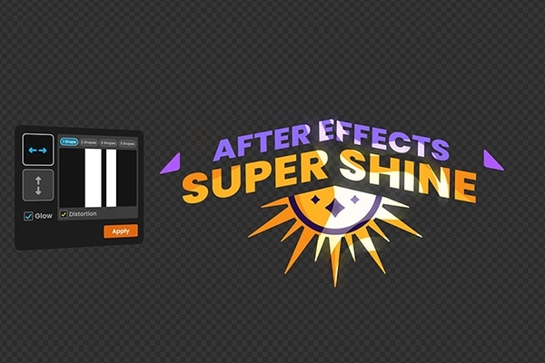 【AE脚本】自定义光影扫光发光效果 Super Shine v1.0 汉化版 +使用教程