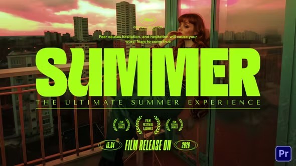 【PR模板】6款现代黑暗电影片头标题动画 Dark Cinematic Titles