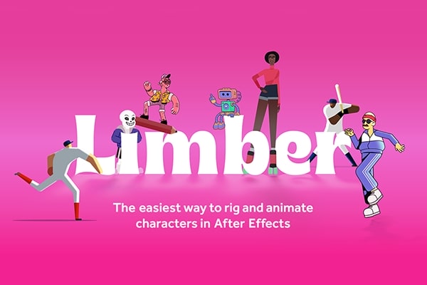 【AE脚本】二维卡通人物角色骨骼关节IK绑定控制MG动画脚本 Limber v2.0.0 汉化版 +视频教程