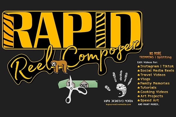 【AE脚本】快速图层批量合成标记剪辑视频分段工具 Rapid Reel Composer v1.0 汉化版 +使用教程