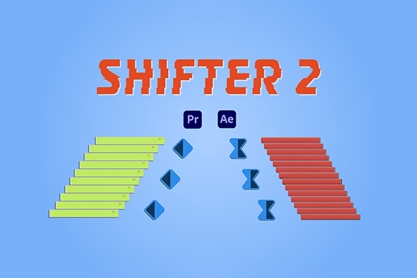 【AE/PR脚本】关键帧图层素材快速自动排列移动调整工具 Shifter 2 v2.0.3 +使用教程