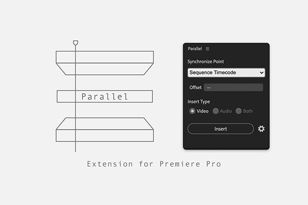 【PR脚本】剪辑序列时间轴同步插入对齐脚本 Parallel v1.1.1 汉化版