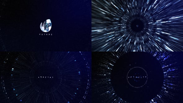 【AE模板】企业商务公司产品LOGO形象展示动画(含模板音乐) HUD Logo Reveals