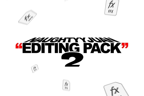 900+嘻哈摇滚风格3D字体视频叠加特效动态预设音效文本动画剪辑素材包 Naughtyyjuan Editing Pack V2