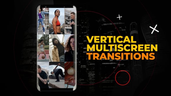【PR模板】84种手机竖屏多屏幻灯片切换转场动画预设 Vertical Multiscreen Transitions