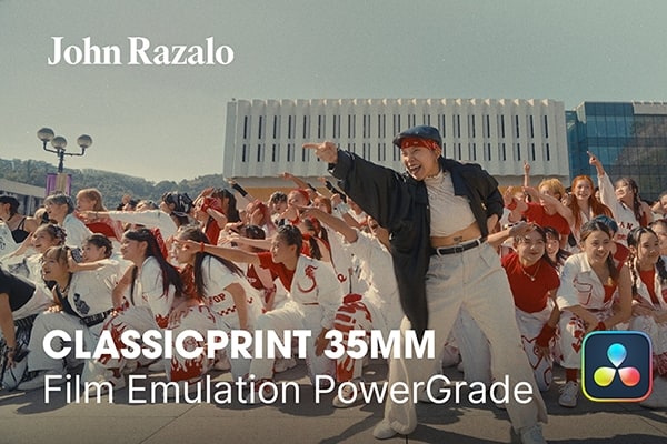 【达芬奇预设】复古香港电影35MM打印胶片模拟港风色彩调色PowerGrade节点预设 John Razalo – ClassicPrint 35mm Film Emulation PowerGrade v3