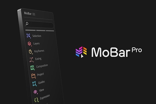 【AE脚本】150多个可提高效率的 After Effects 快捷命令工具箱 MoBar v3.7.3 汉化版
