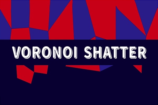 【AE脚本】图层遮罩随机破碎图案填充效果 Voronoi Shatter v3.0 汉化版 +使用教程