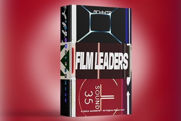 【4K视频素材】97个复古打印胶片扫描颗粒划痕涂鸦文本伪影叠加转场特效动画 Acidbite – Film Leaders