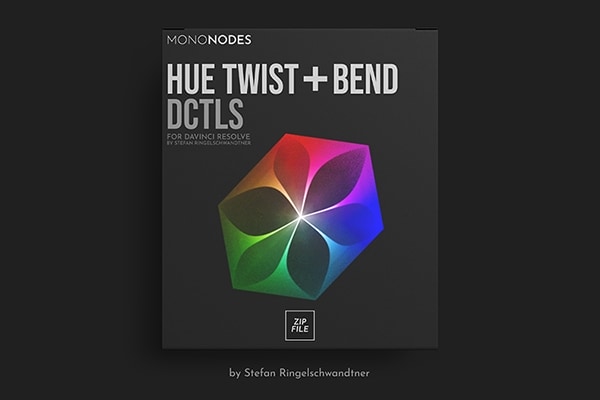 【达芬奇插件】达芬奇色调扭曲弯曲DCTL电影胶片模拟单节点调色预设 Mononodes – Hue Twist & Bend DCTLS v2