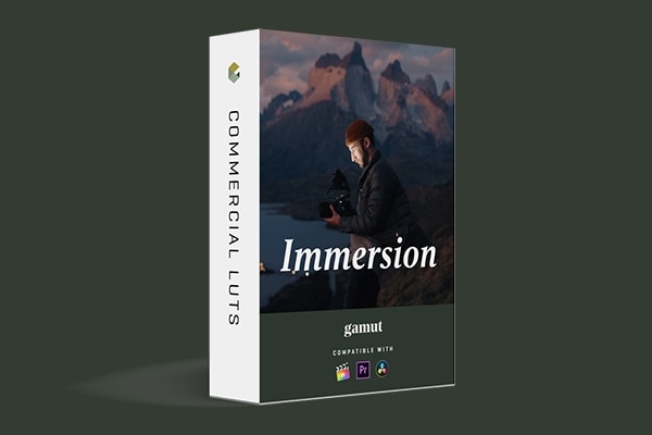 【调色预设】5款空灵大气电影蓝绿色暖色情绪氛围美学摄影调色LUT预设 Gamut – Immersion