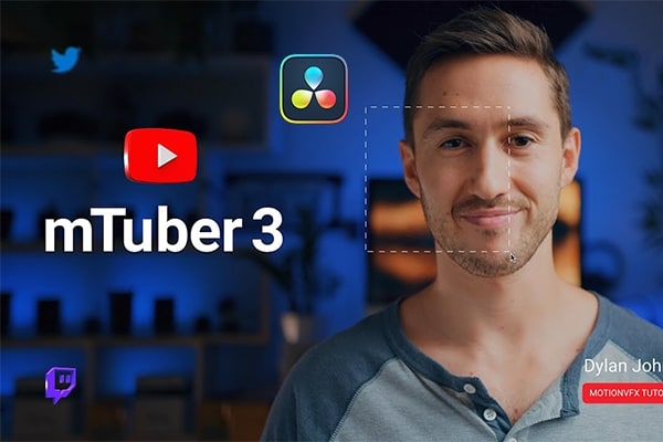 【达芬奇插件】84个网络社交媒体视频图文排版背景字幕条Logo标志开场过渡转场图形动画 motionVFX – mTuber 3 汉化版