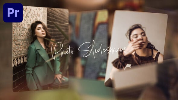 【PR模板】复古回忆照片相册幻灯片显示动画 Photo Slideshow